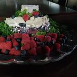 fruit and cheese spread