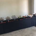 highend catering table
